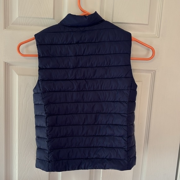 Lands End Vest Navy Blue - Picture 2 of 4